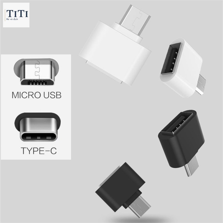 Cáp OTG chuyển đổi từ điện thoại/tablet/laptop cổng Type-C | micro USB sang USB 3.0