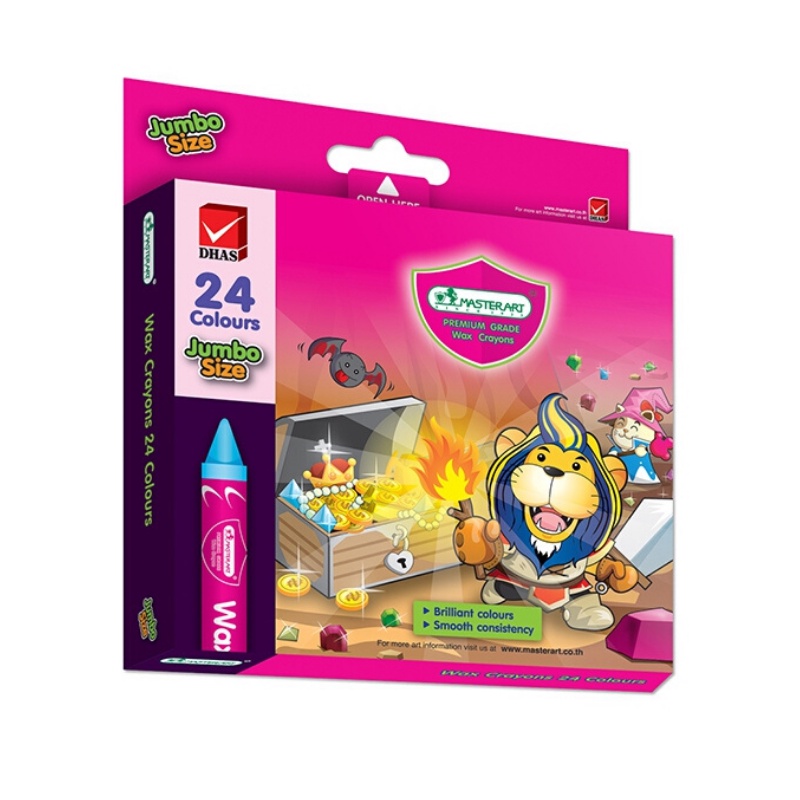 Bút sáp màu Master Art size thường/ size lớn Jumbo