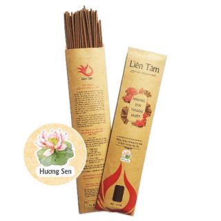 Nhang sen 100% thiên nhiên liên tâm 30cm - túi nhỏ 60gr