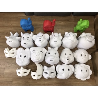 Combo 10 mặt nạ trung thu có dây đeo (mẫu random không giống nhau)