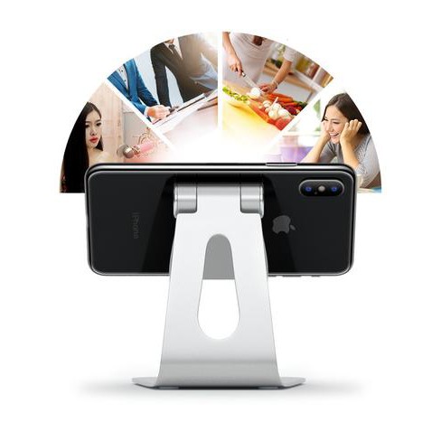 GIÁ ĐỠ ĐIỆN THOẠI NHÔM ĐƠN GIẢN chắc chắn mang lại sự thoải mái và tăng năng suất làm việc