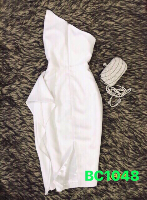 Đầm body nhún thân chất thun cotton dẻo TRIPBLE T DRESS - Free size đến 54kg