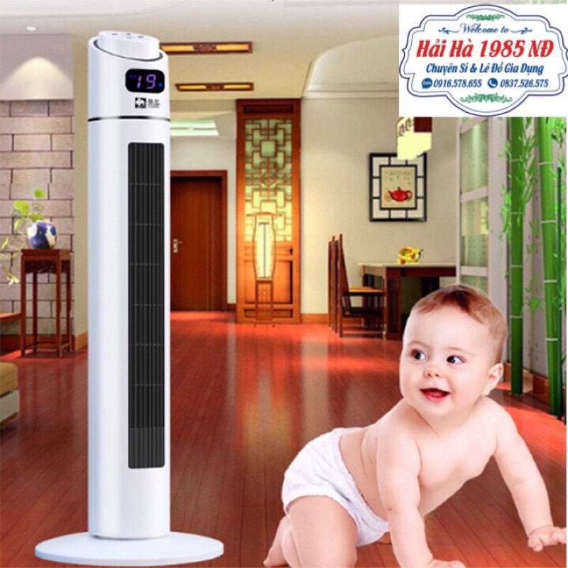 Quạt tháp không cánh Vie poco tích hợp chế độ cung cấp ion âm, lọc không khí | BigBuy360 - bigbuy360.vn