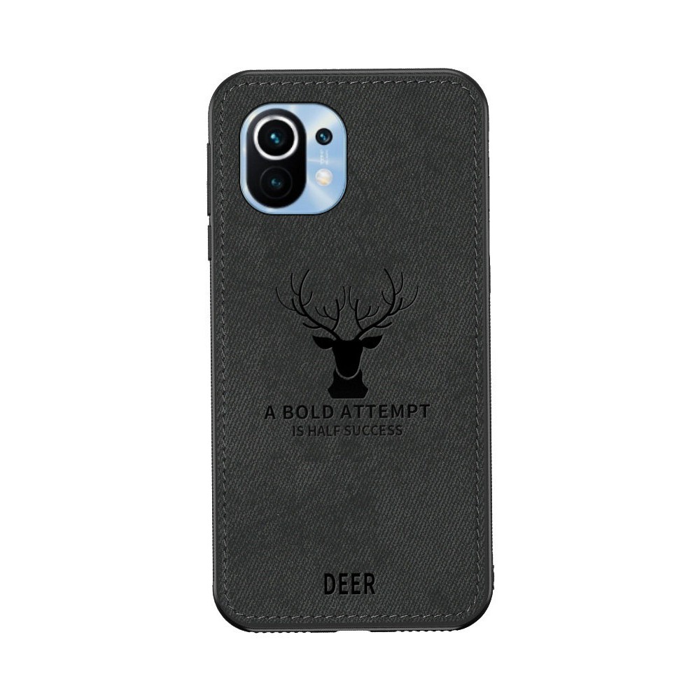 Ốp lưng Xiaomi Mi 11 FREESHIP Từ 50k vân vải hình hươu nai thời trang cao cấp