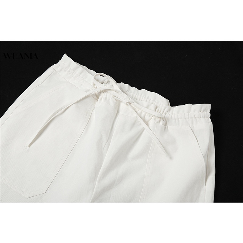 Quần Dài Lưng Cao Dáng Rộng Thời Trang Đường Phố Cá Tính Cho Nữ