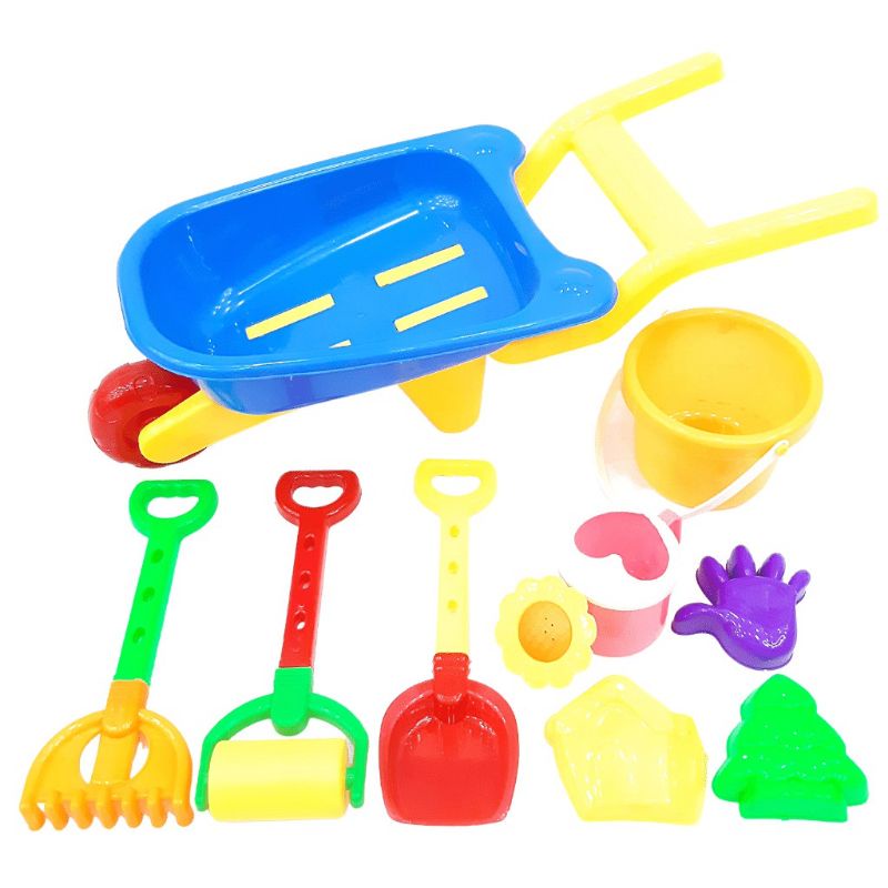 Đồ chơi đi biển xe rùa dụng cụ xúc cát cho bé HT2066