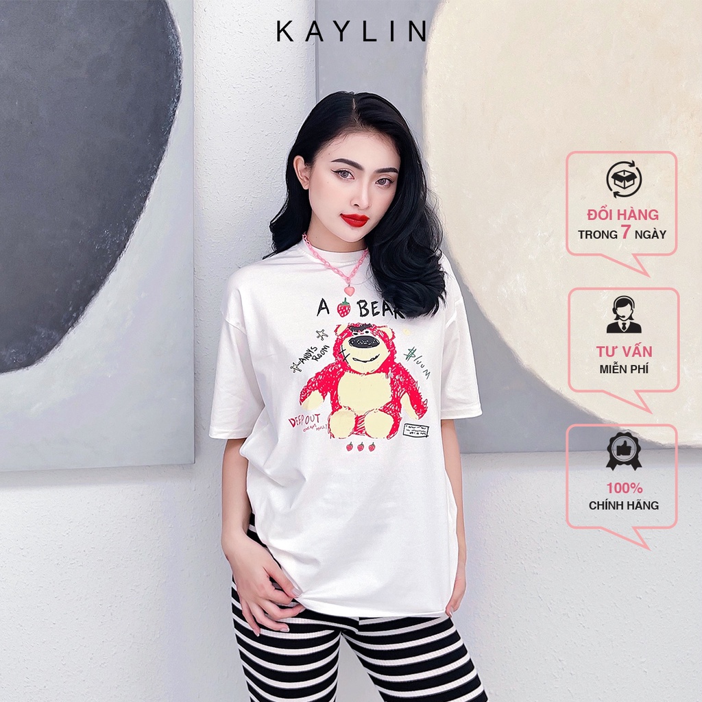 Set áo thun nữ mix quần loe sọc freesize trắng đen thời trang KAYLIN - N1689
