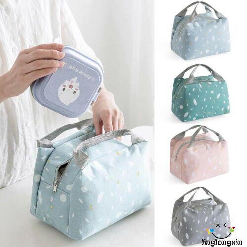 Túi đựng hộp cơm giữ nhiệt họa tiết thời trang