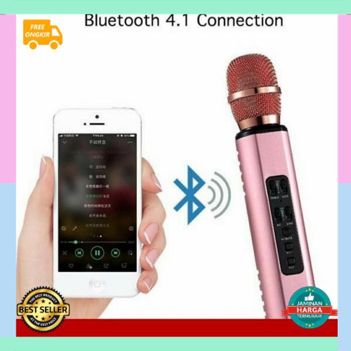 Micro Bluetooth Không Dây K6 - Màu Vàng