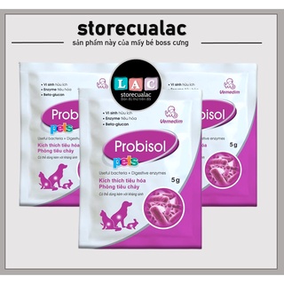 Men tiêu hóa chó mèo - probisol pets - hỗ trợ đường tiêu hóa cho chó mèo thú cưng