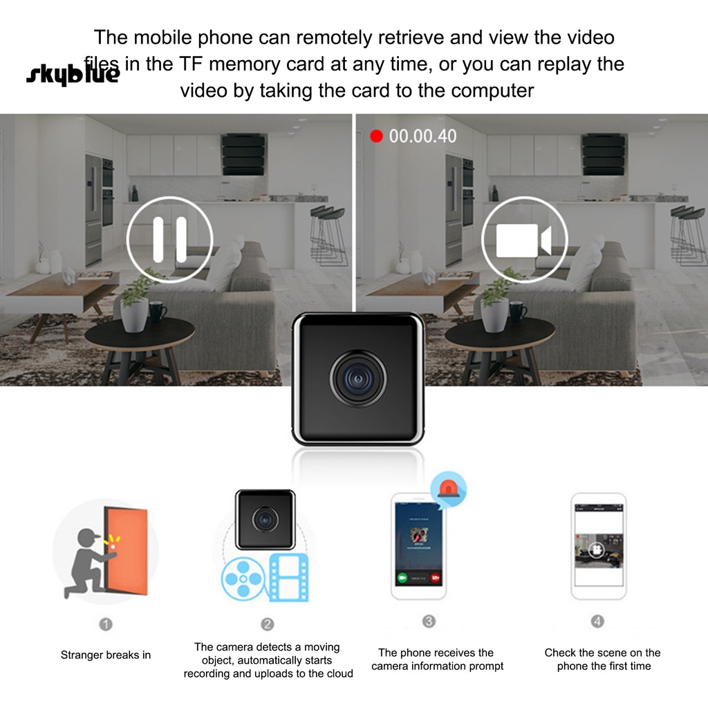 Camera Giám Sát Mini Kết Nối Wifi Bảo Vệ An Toàn | BigBuy360 - bigbuy360.vn