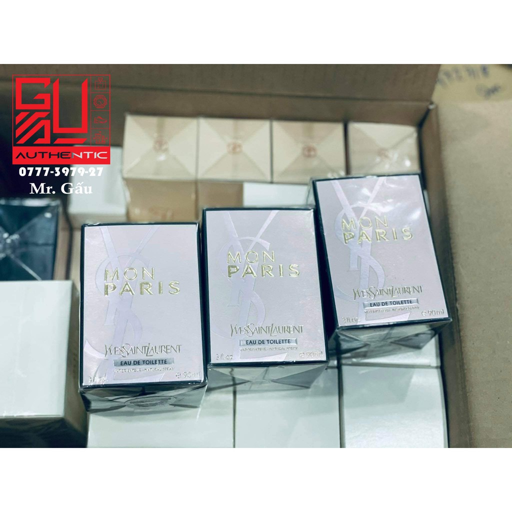 🎁 Tặng mini 4,5ml 🎁 HOÀN TIỀN 100% nếu FAKE - Nước hoa Mon Paris EDT 90ml - Yves Saint Laurent - FULLSEAL