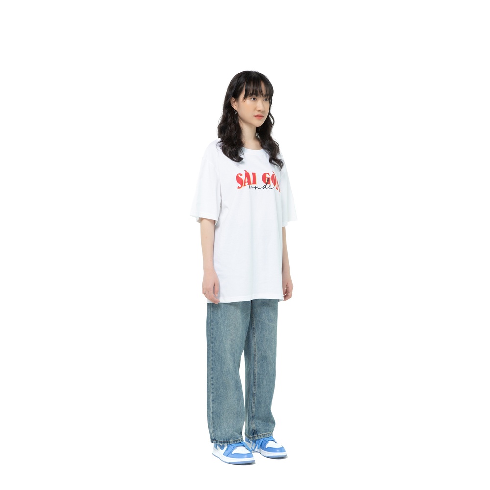 Áo thun UNDER Sài Gòn (Trắng) - Saigonese Tee/ White - UTS006