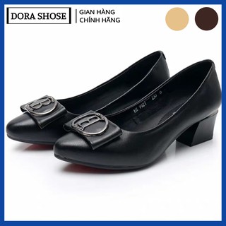 giày búp bê nữ đế 3cm - da mềm - êm chân
