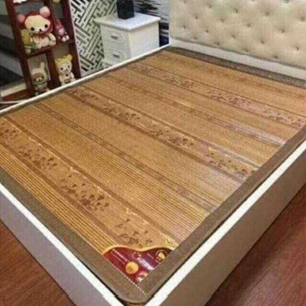 [GIÁ SỈ]  [Xả kho cuối vụ] Chiếu trúc lụa vân gỗ đủ kích thước 1m2 1m5 1m6 1m8
