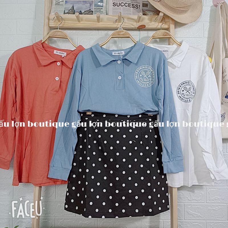 áo polo cổ bẻ dài tay hàng qc loại 1 | BigBuy360 - bigbuy360.vn