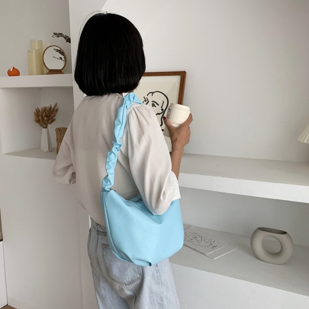 Túi Xách Kẹp Nách Nữ Gấp Mây Hàn Quốc  HARA Túi Xách