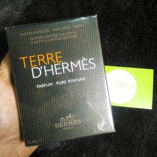 Nước hoa HERMES Terre d'Hermes Limited Edition Pure Perfume 2018 Fullseal 75ml