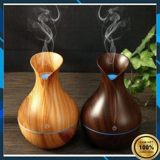  Máy Xông Tinh Dầu Phòng Ngủ Hoa Tulip 330ml, Máy Khuếch Tán Tinh Dầu Tạo Ẩm Thơm Phòng