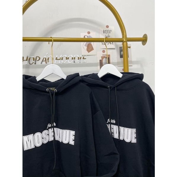 Áo hoodie MOSEV nỉ mũ 2 lớp TTA699