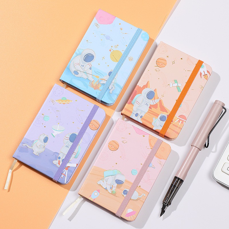 Sổ Tay Sổ Lưu Niệm Bỏ Túi Bìa Cứng A6 Hoạt Hình Sáng Tạo