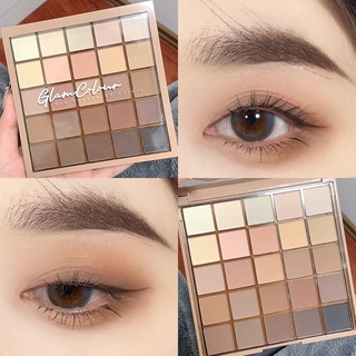 Hàng mới về bảng phấn mắt glamcolour 25 màu sắc tông lì và ánh nhũ lấp lánh - ảnh sản phẩm 3