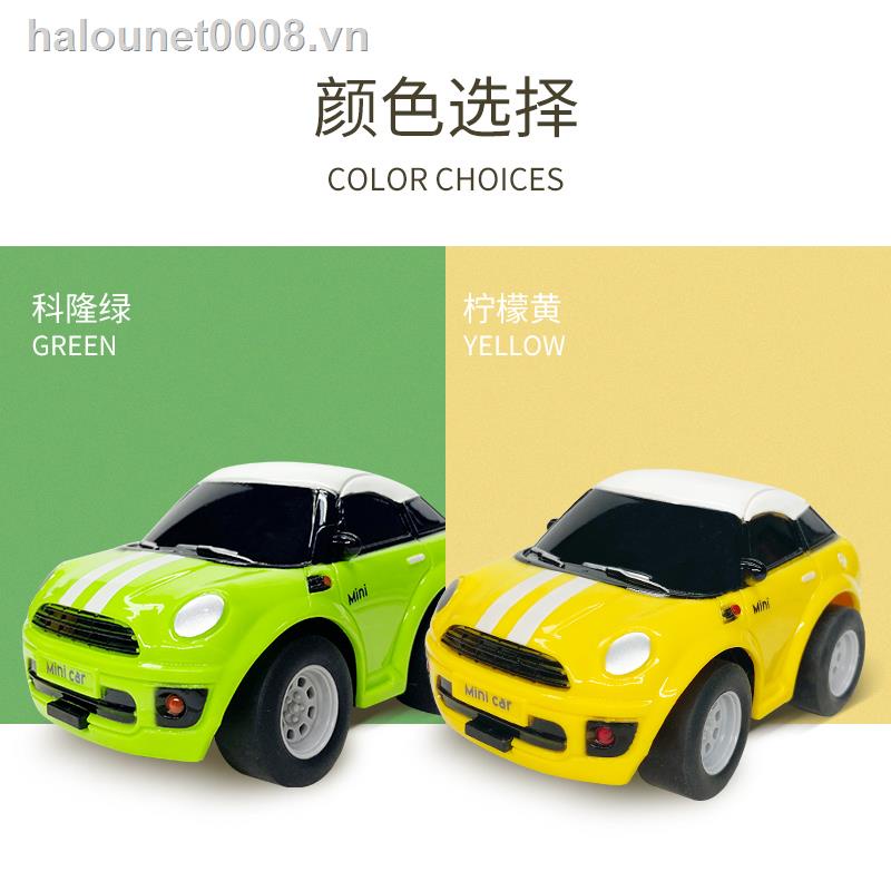 cars⊙Mini Q phiên bản đồ chơi hoạt hình ô tô thể thao điều khiển từ xa không dây sạc điện cậu bé xe đua tốc độ cao ô tô điều khiển từ xa