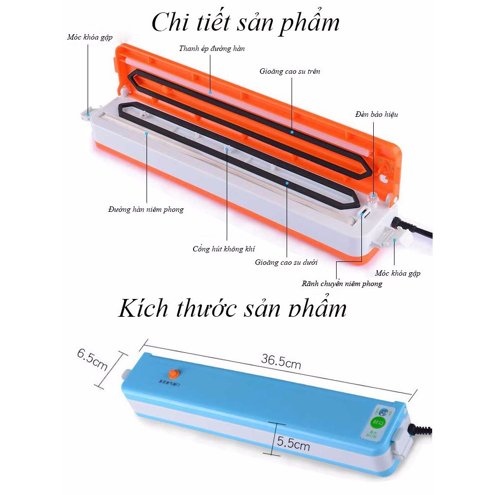 Máy hút chân không hàn miệng túi