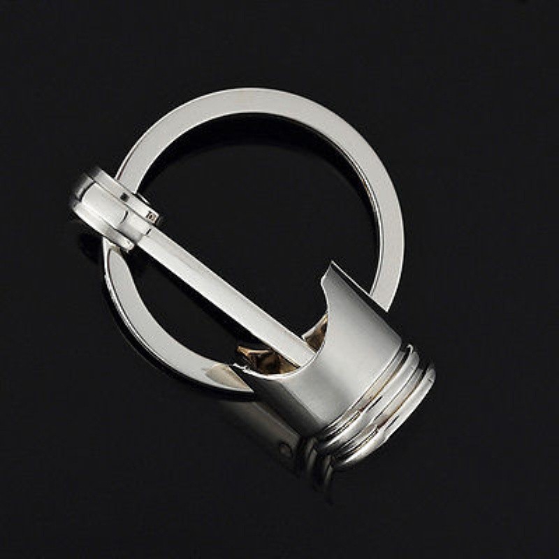 Móc Khóa Piston Hình Khối Lắp Ráp Thông Dụng