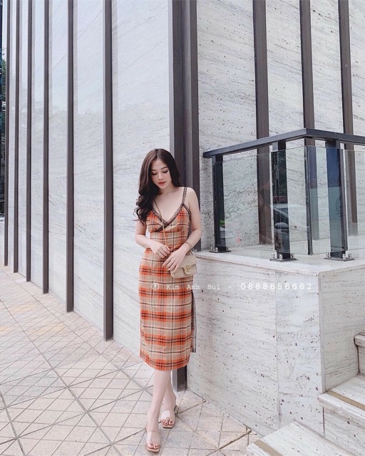 ĐẦM CARO HAI DÂY XẺ TÀ KÈM HÌNH THẬT | BigBuy360 - bigbuy360.vn