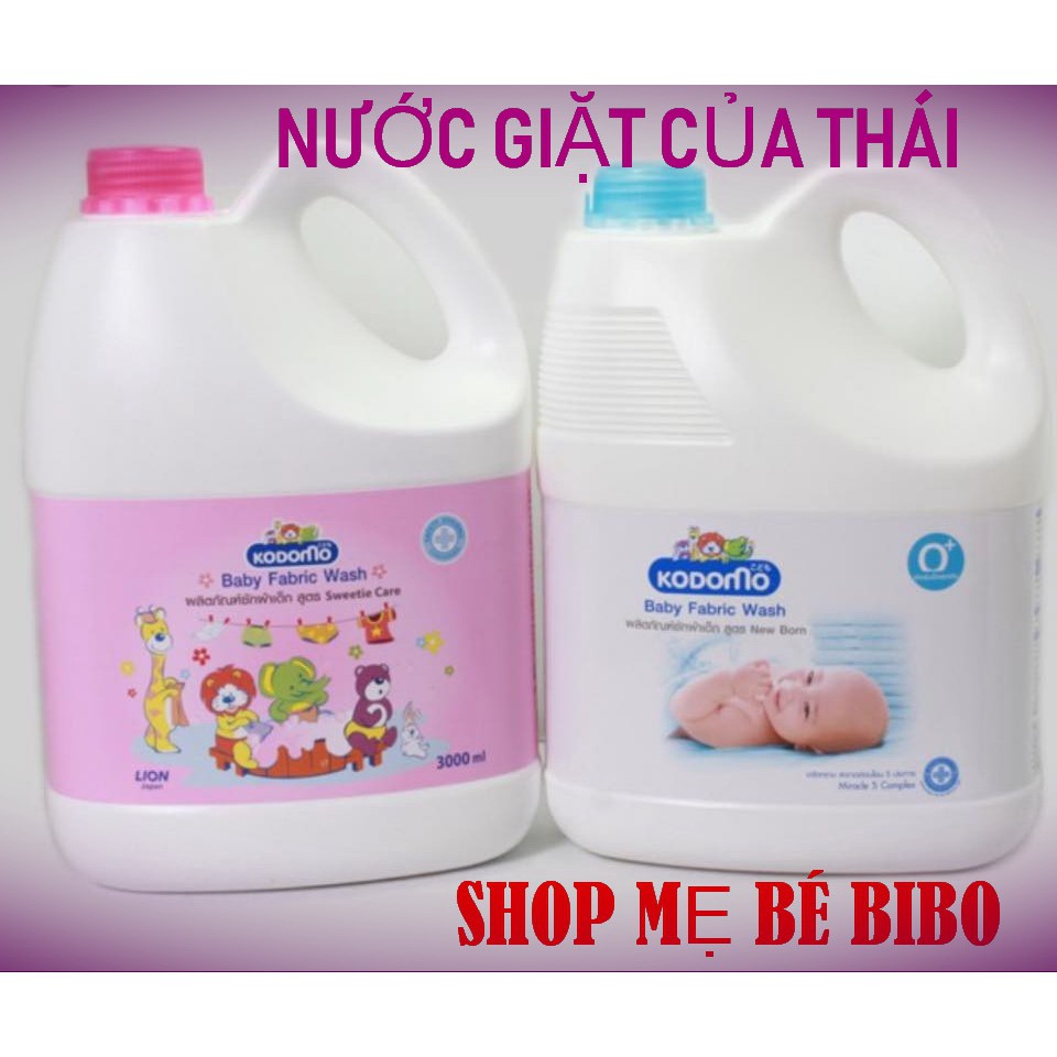 NƯỚC GIẶT XẢ KODOMO HỒNG CHÍNH HÃNG THÁI LAN