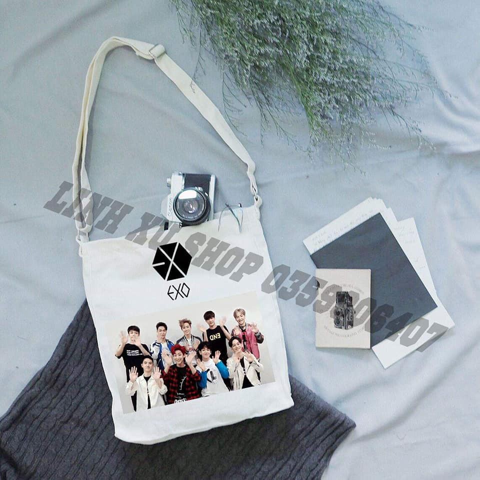 túi chéo EXO _thiết kế và in theo yêu cầu