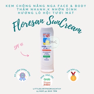 Kem chống nắng mặt + body floresan Spf45 125ml