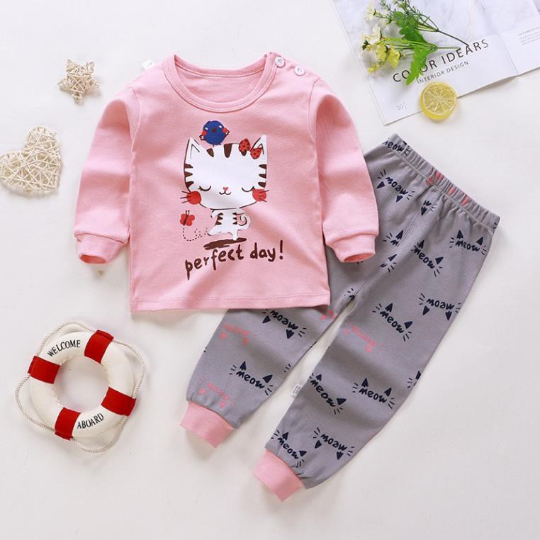 Bộ quần áo trẻ em chất liệu cotton 100% hàng Quảng Châu hình in sắc nét, đẹp y hệt hình