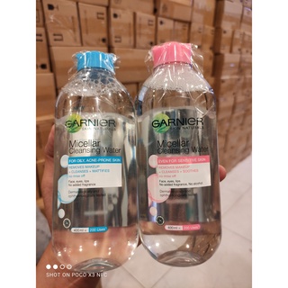Nước làm sạch và tẩy trang cho mọi loại da Garnier Micellar Water 400ml