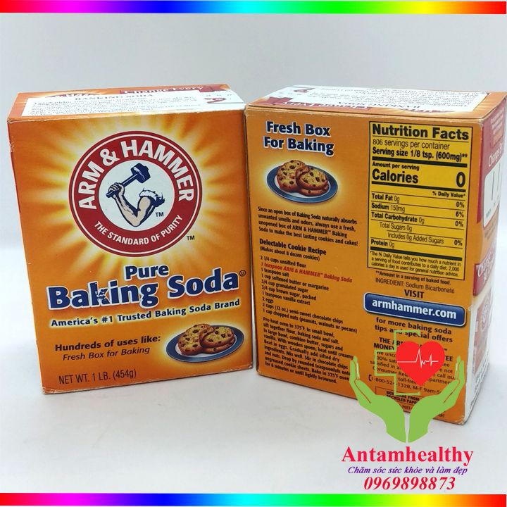 Backing soda - Bột đa công dụng - Hộp 454g