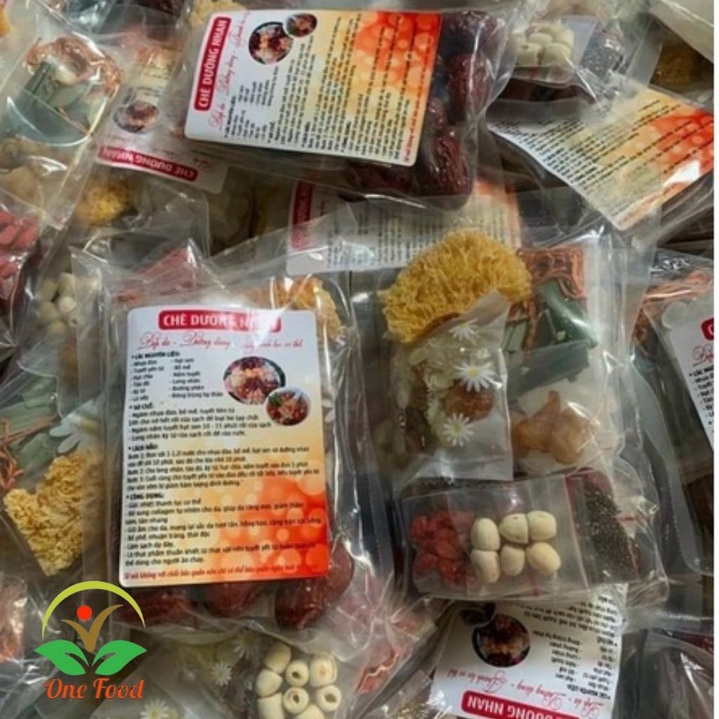 Chè Dưỡng Nhan  Shop Onefood68 Đồ Uống Dinh Dưỡng Set 12 Vị