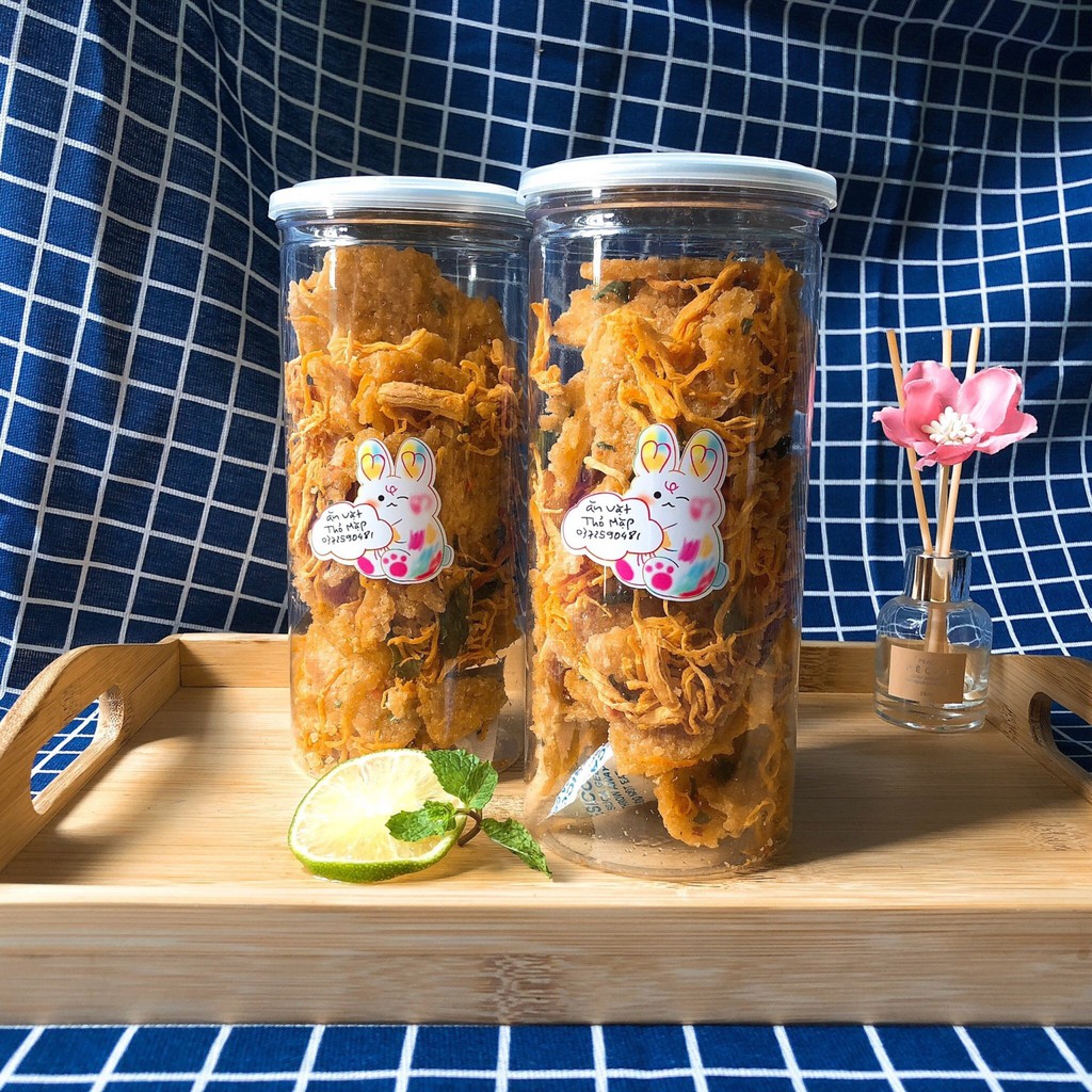 Cơm cháy lắc khô gà