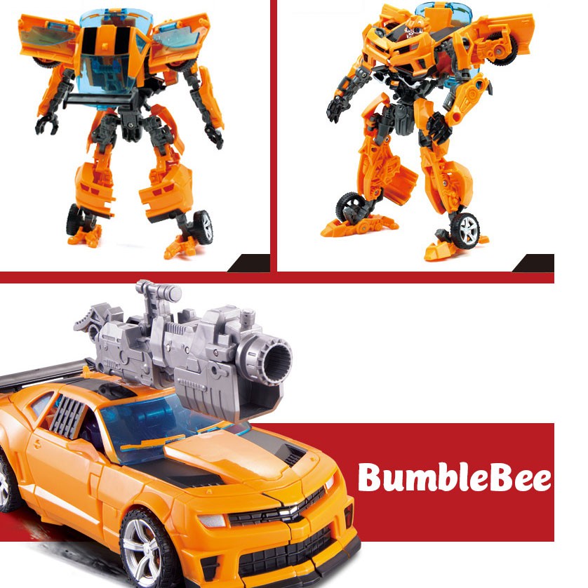 Robot biến hình ôtô Transformer cao 20cm mẫu Optimus hoặc Bumble Bee