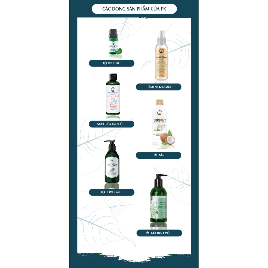 Nước rửa tay khô tinh dầu Sả Chanh/ Bạc hà/ Cam ngọt PK 100ML, kết hợp tinh dầu tràm trà, diệt khuẩn