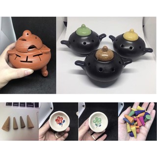 Lư gốm đốt trầm nhiều mẫu