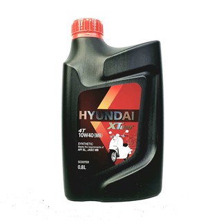 Dầu nhớt xe máy ga cao cấp HYUNDAI XTEER 4T 10W40_ 0.8L (MB)