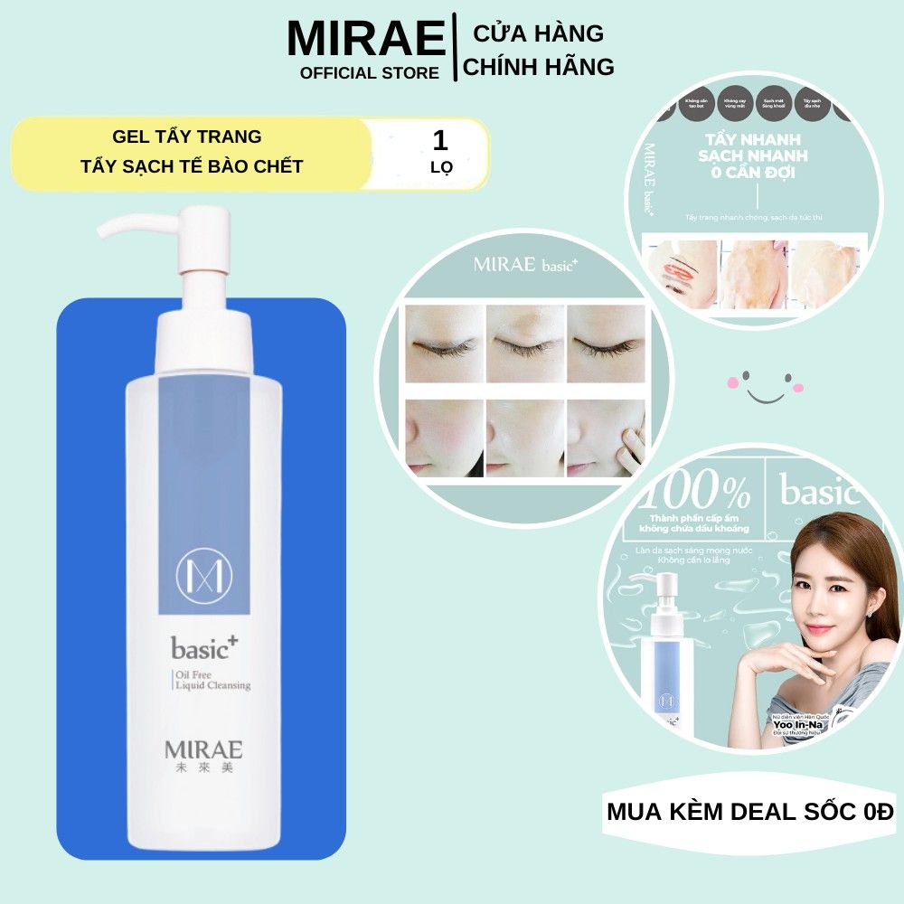 Gel Tẩy Trang MIRAE 💖𝑭𝒓𝒆𝒆𝒔𝒉𝒊𝒑💖 Nước Tẩy Trang Tẩy Tế Bào Chết Làm Sạch Lớp Trang Điểm Sạch Lỗ Chân Lông Giảm Mụn, Soti | BigBuy360 - bigbuy360.vn