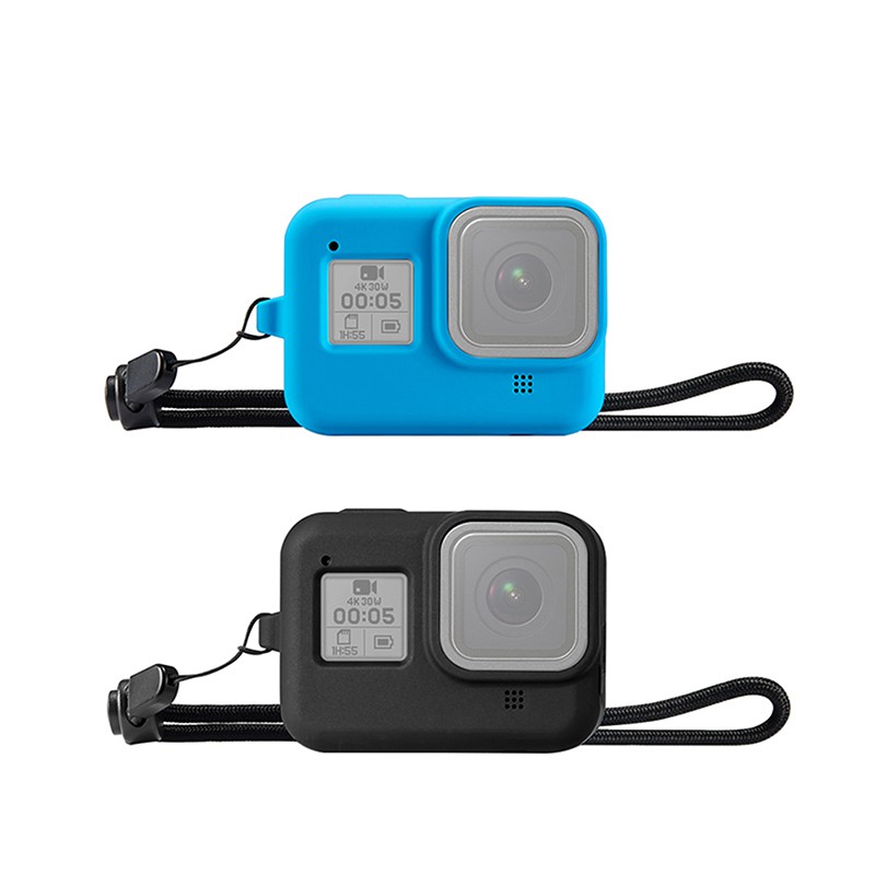 Ốp silicon chống sốc bảo vệ khung máy ảnh GoPro 8 chuyên dụng