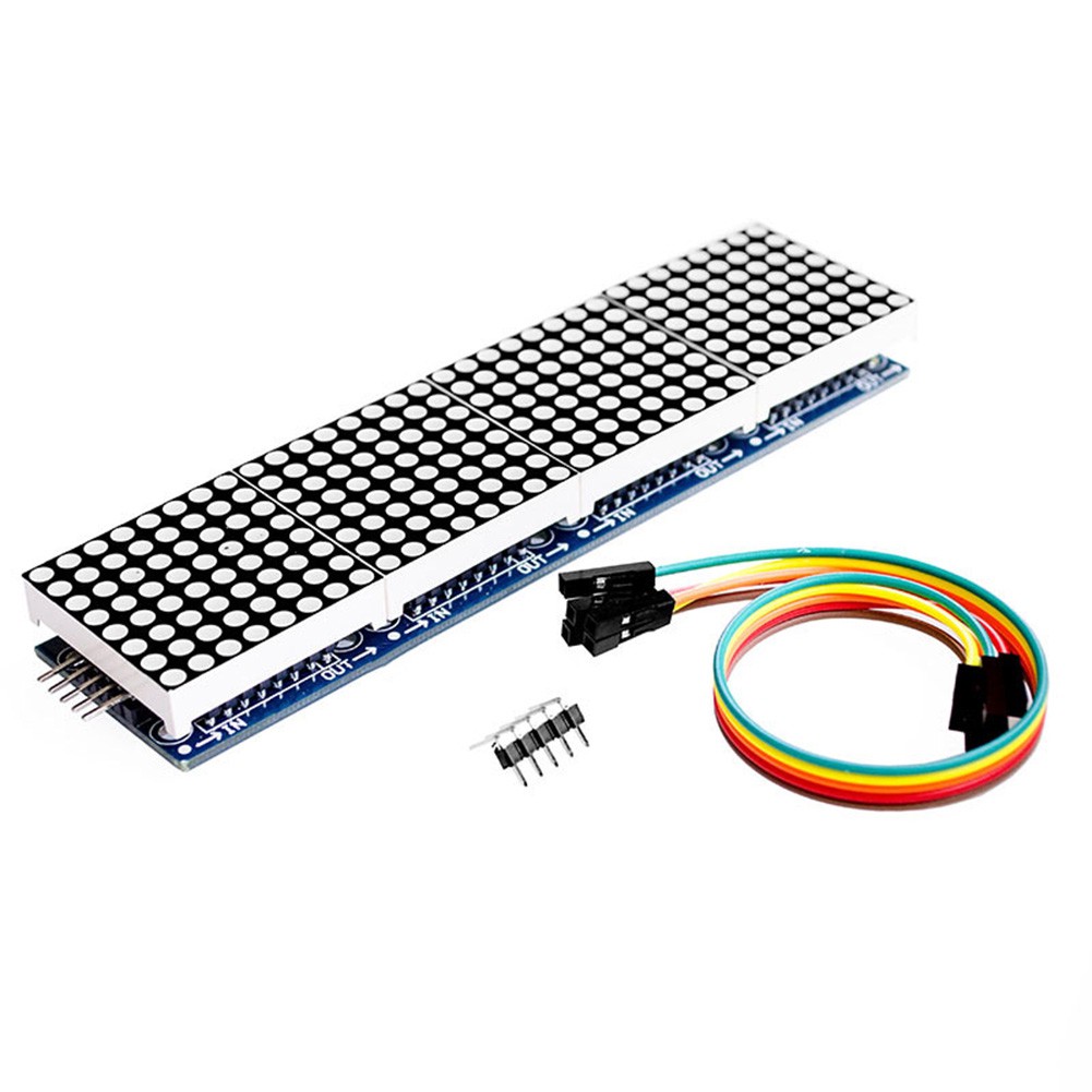 Mô Đun Hiển Thị 5 Dây Max7219 4 Trong 1 Cho Arduino Dot Matrix S12
