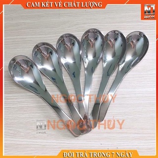 Muỗng ăn phở cán cong cao cấp