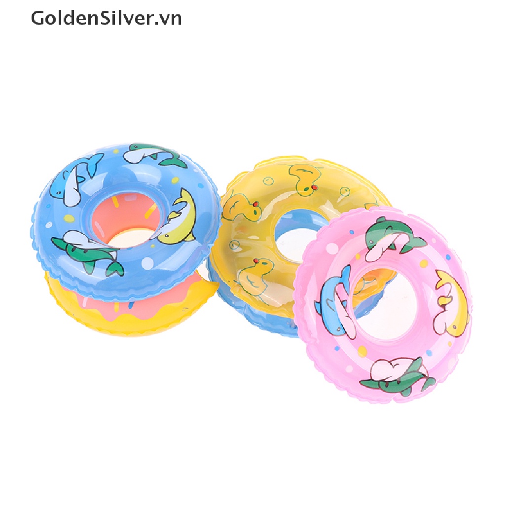 Set 2 Phao Bơi Tròn mini Dành Cho Búp Bê