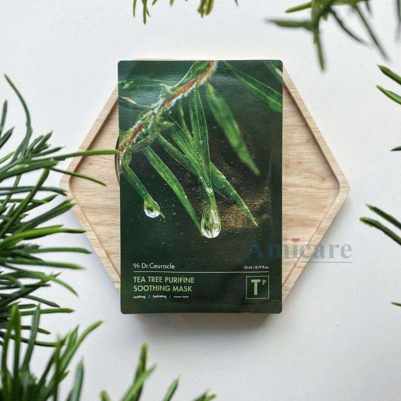 ✅ Dr.Ceuracle Mặt Nạ Tràm Trà Tea Tree Purifine Soothing Mask 25ml/ Miếng