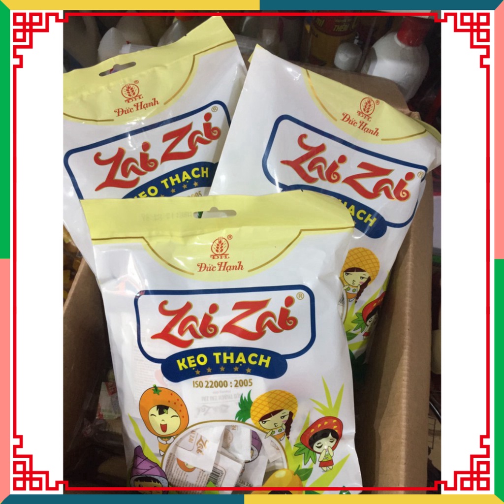 Kẹo Thạch Zai Zai tiết hạnh Gói 350g