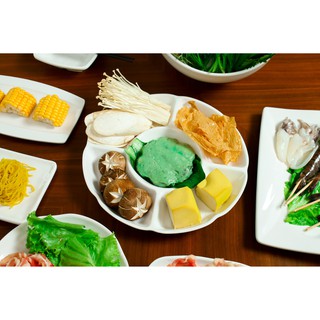 Khay Lẩu 5 Ngăn Giả Sứ Horeca Nhựa Melamine Cao Cấp Fataco Việt Nam đủ size